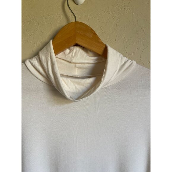 New! Apt. 9 Ivory Mock Neck Pullover Size XL MSRP $22 - Picture 3 of 7
